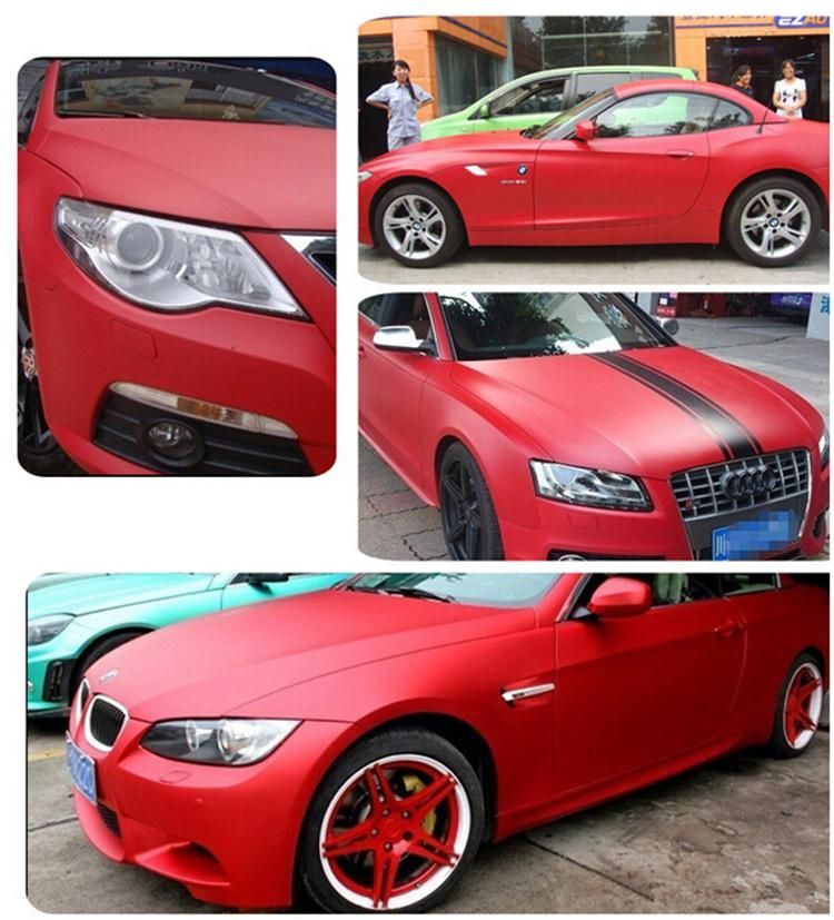 Hot Sale Self-Adhesive Vinyl Roll Matte Chrome Car Vinyl Wrap