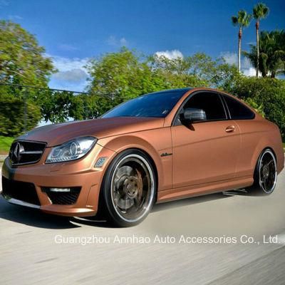 Metallic Brown Matte Chrome Car Wrap Vinyl Film PVC Material