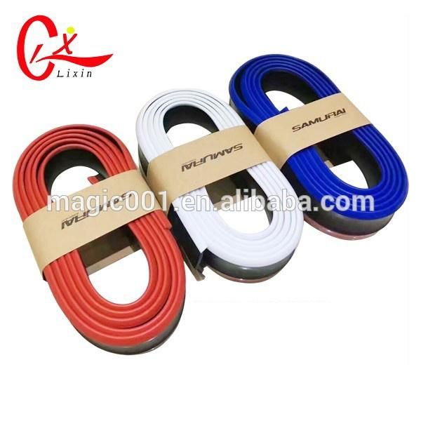 Body Kit 3m Self Adhesive Front Bumper Guard Lip Samurai Rubber Protector Lip Skirt