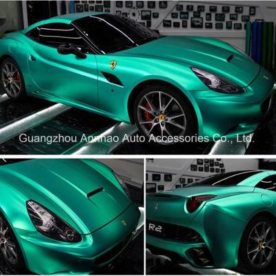 Ondis Tiffany Matte Chrome Vinyl Wrap Sticker Self Adhesive with Bubble Free