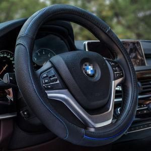 Sports Style Artificial Leather Braid on The Steering-Wheel