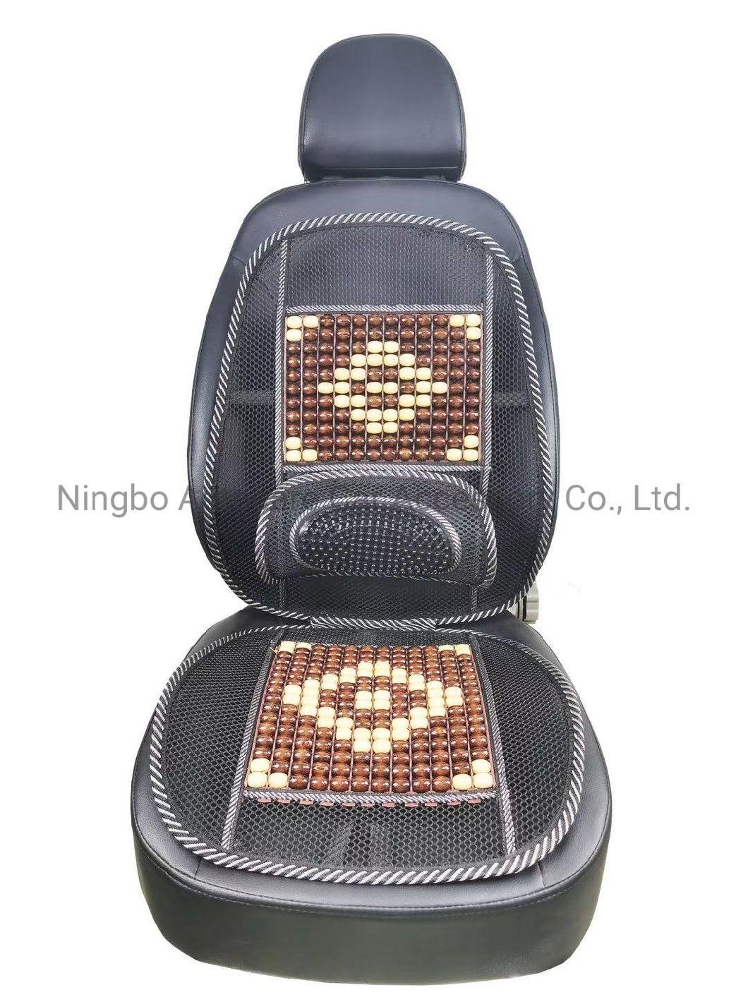 Wooden Beads Seat Cushions High Quality Double Line Wooden Beads Seat Cushion