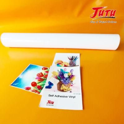 Jutu Professional Self Adhesive Film Digital Printing Vinyl for Outdoor Promotional Graphics