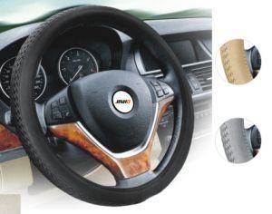 Alibaba China Supplier Super Fiber Leather PVC Steering Wheel Cover