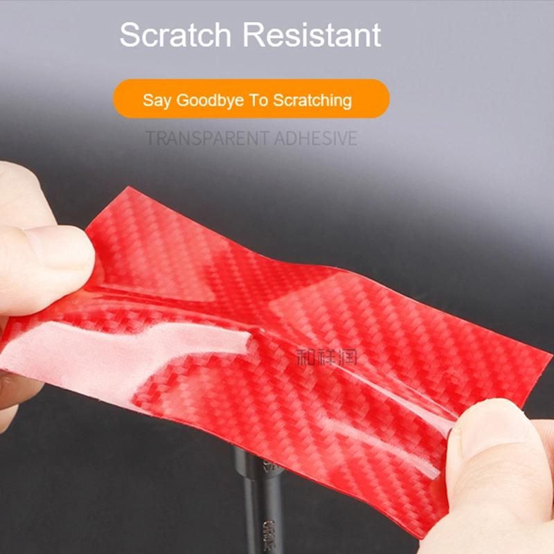 5D Red Carbon Car Vinyl Sticker for Car Surface Protection