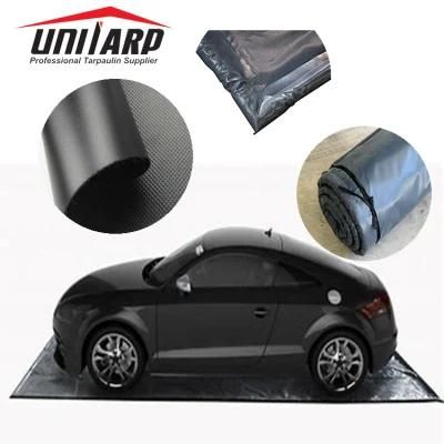 Popular Sizes PVC Vinyl Polyester Garage Floor Protection Car Wash Water Containment Mat Garage Floor Mat