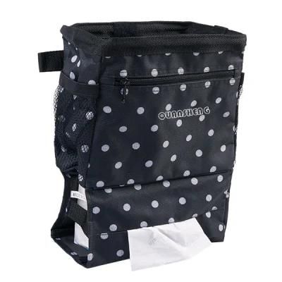 Car Organizer with Tissue Bag Car Storage Bag Car Trash Bag Car Garbage Bag DOT Printing Car Tissue Bag