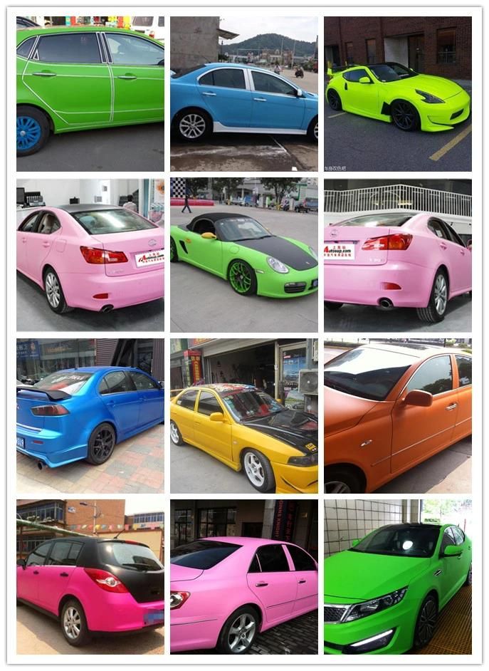 1.52*28m PVC Self Adhesive Black Car Vinyl Wrap Wholesale Car Accessory Matte Vinyl