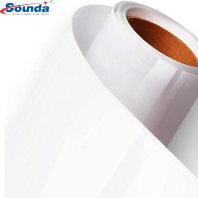 Glossy and Matte PVC Roll Sticker Paper Self Adhesive Vinyl for Printing and Advertising