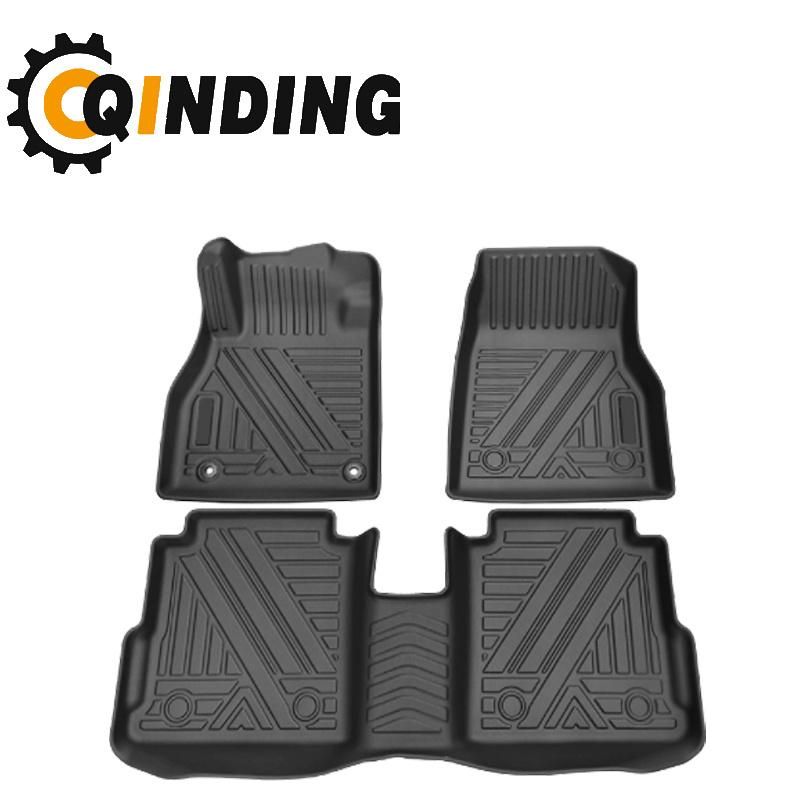 Motor Trend 923-Bk Black Flextough Contour Liners-Deep Dish Heavy Duty Rubber Floor Mats for Car SUV Truck & Van-All Weather Protection Trim to Fit Most Vehicle