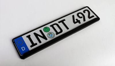 Auto Car Accessory Standard Blank Black Number Plate Holder Car License Plate Frame