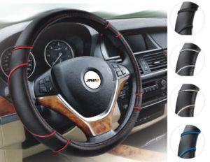 PVC Simple Design White Circle Auto Steering Wheel Cover