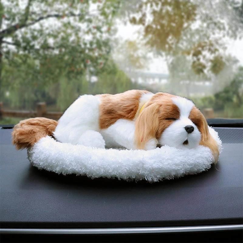 Artificial Car Decoration Creative Simulation Animal Activated Carbon Car Bamboo Charcoal Bag Plush Toy Interior Supplies Dog