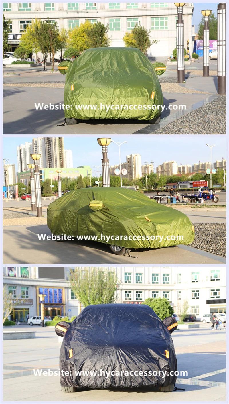 Wholesale Oxford Black Manful Waterproof Sunshade Sunproof Portable Car Cover