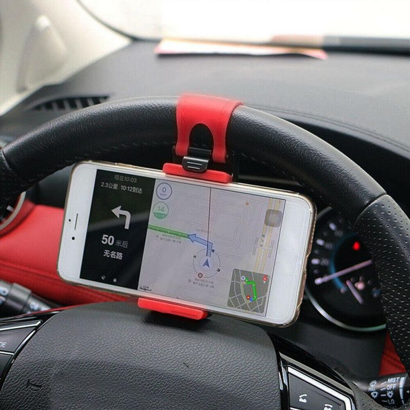 Universal Accessory Car Steering Wheel Cell Phone Flexible Phone Holder