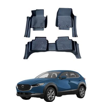 New Arrived Car Accessories Parts Interior 5D Foot Mat for Mazda Cx-30