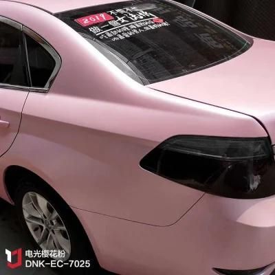 Release Satin Metallic Cherry Pink Color Wrapping Car Film Sticker