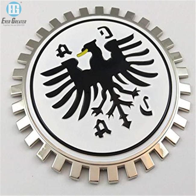 3D Chrome Christian Fish Emblem for Car Sticker