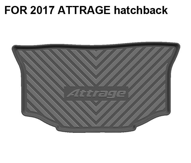 Auto Full Set 5D TPV Carpet Floor Foot Mats Car Floor Mats for 2017 Attrage