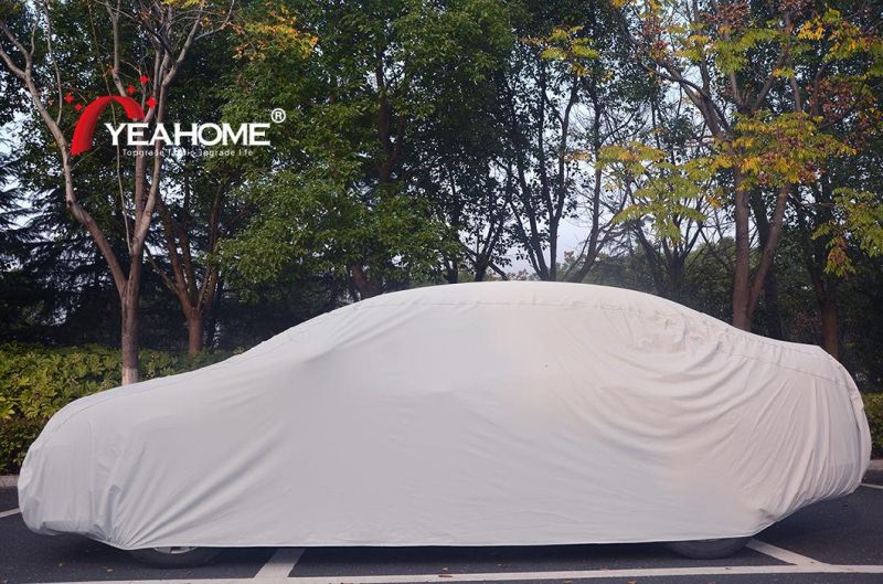 Top Quality Covers PU Coating Elastic Material Waterproof Dust-Proof Auto Car Cover