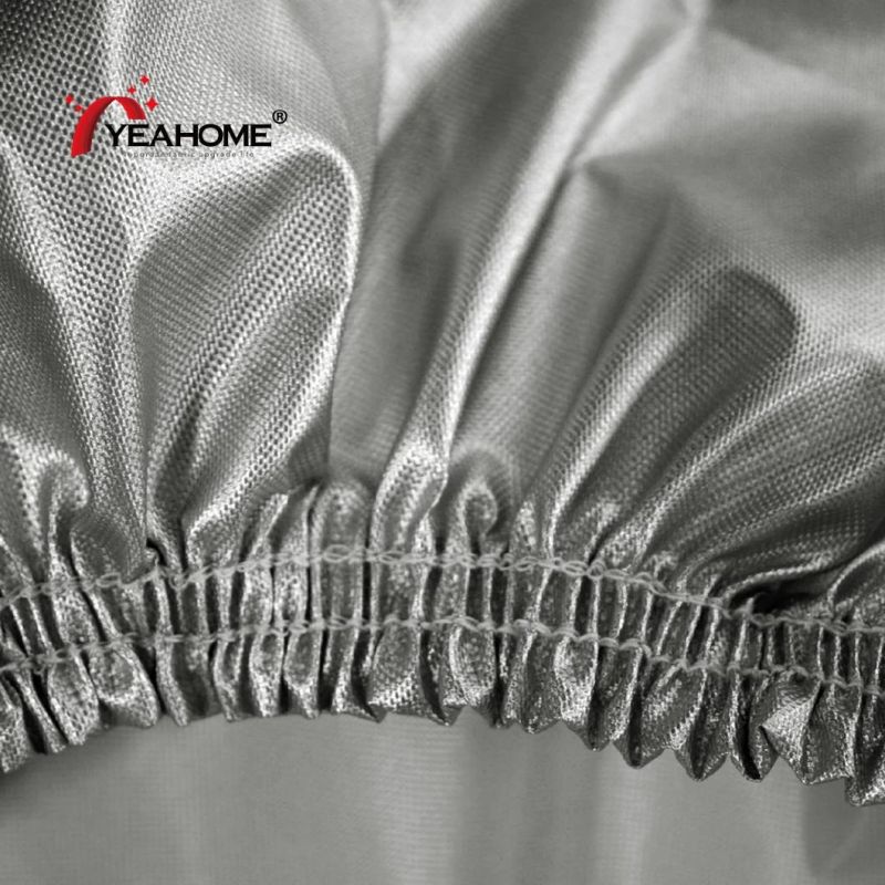 Universal Outdoor Silver Coating Car Covers Anti-UV Waterproof Breathable Auto Cover