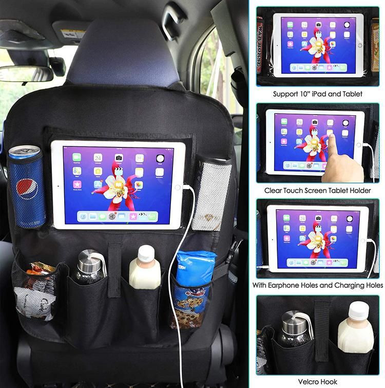Backseat Organizer Kick Mat Protectors Car Seat Organizer for Kids