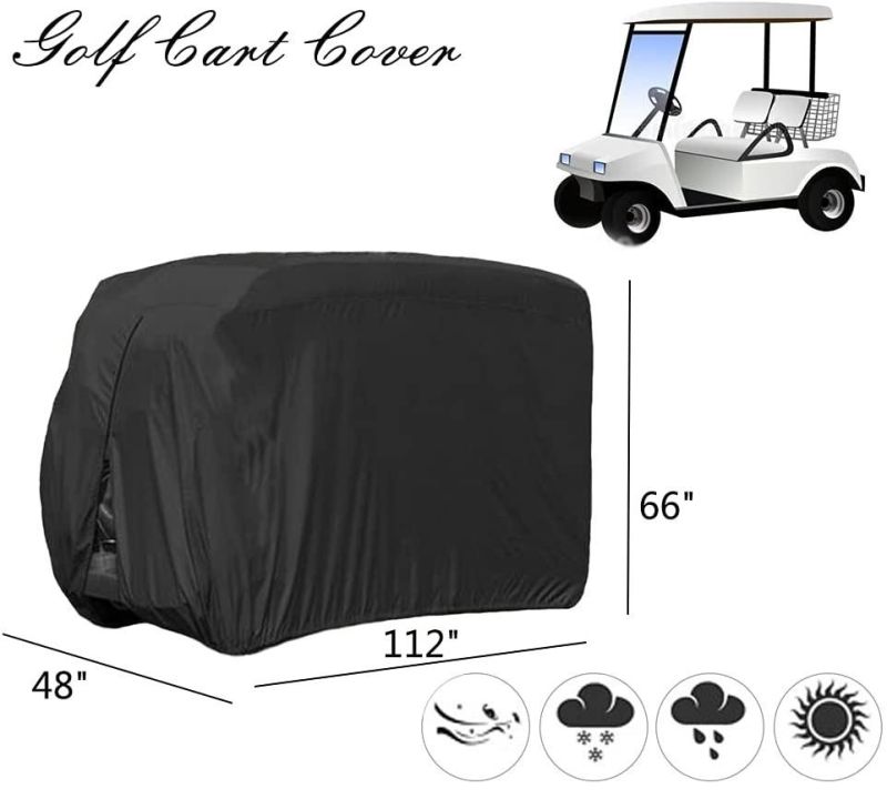 Anti-UV Outdoor Waterproof Dustproof Golf Cart Cover with Custom Services