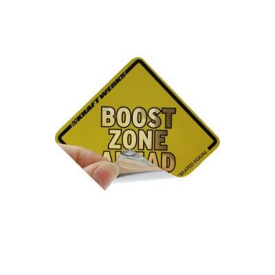 High Qualtity Aluminium Silver Foil Sticker with Full Color Print