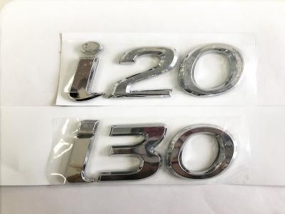 Best Chrome Finish ABS Plastic 3D Nameplate Car Body Sticker