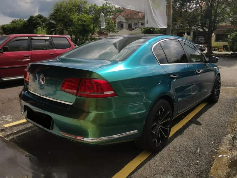 Glossy Chameleon Spring Green Vinyl Sticker Wrap Car Wrapping Film