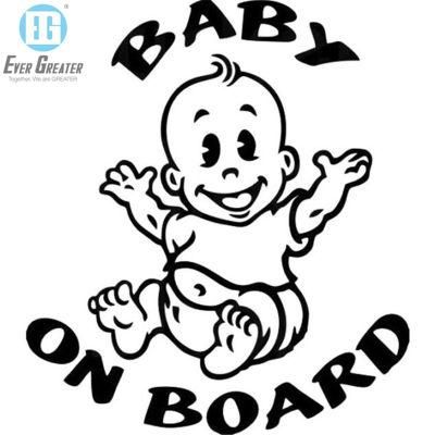 Baby in Car/Baby on Board Reflective Customized Car Sticker Baby on Board Sicker