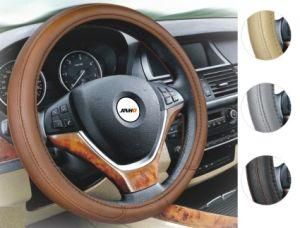 Hot Selling Good Quality Gray Black Car Steering Wheel Cover