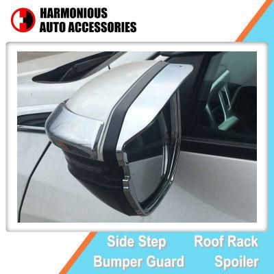 Chromed Side Mirror Garnish and Visor Rain Shield for Honda Civic 2016 2018