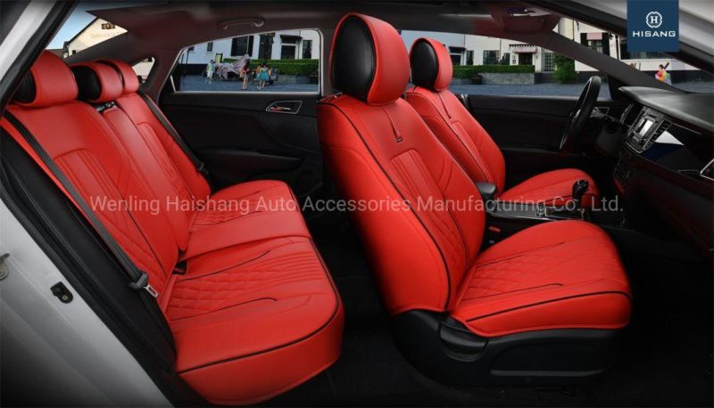 Car Accessory Full Covered Car Seat Cover PVC Leather Car Seat Cushion Car Decoration Auto Spare Part