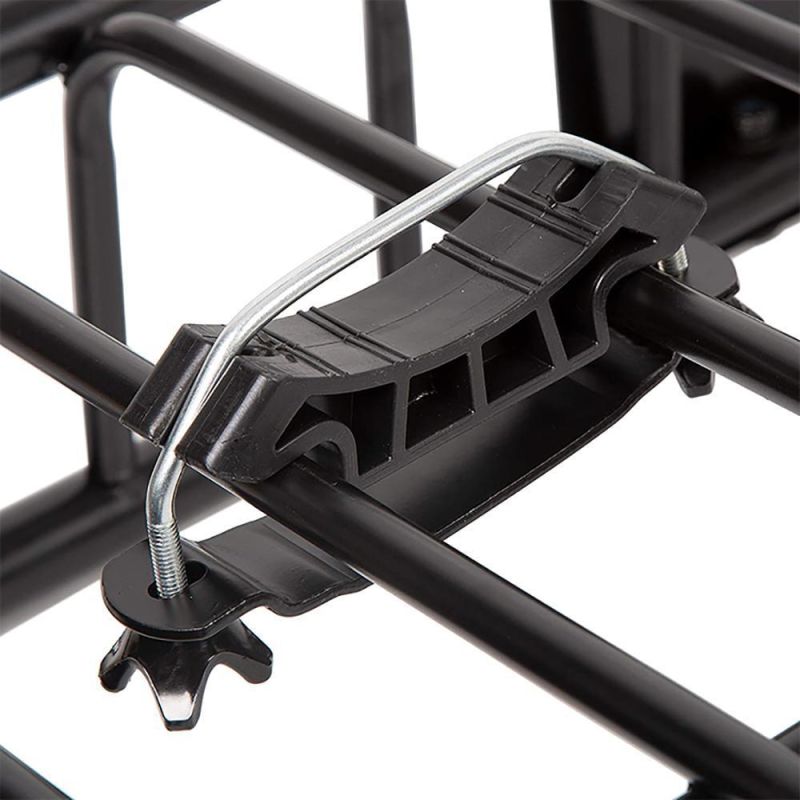 Black Car Roof Rack Cargo Basket Carrier Rack Universal Roof Rack