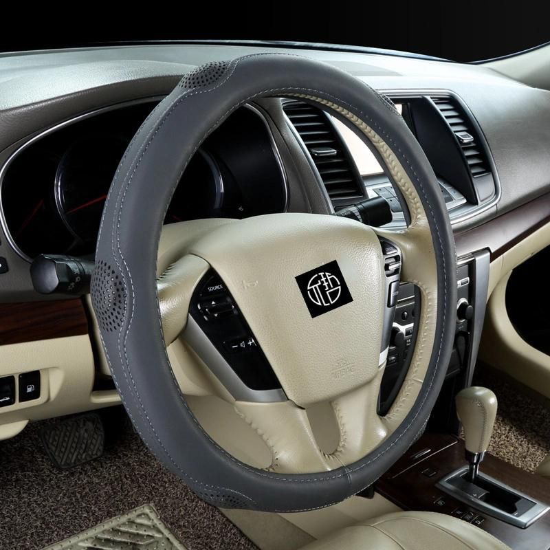 Imitation Leather Steering Wheel Cover