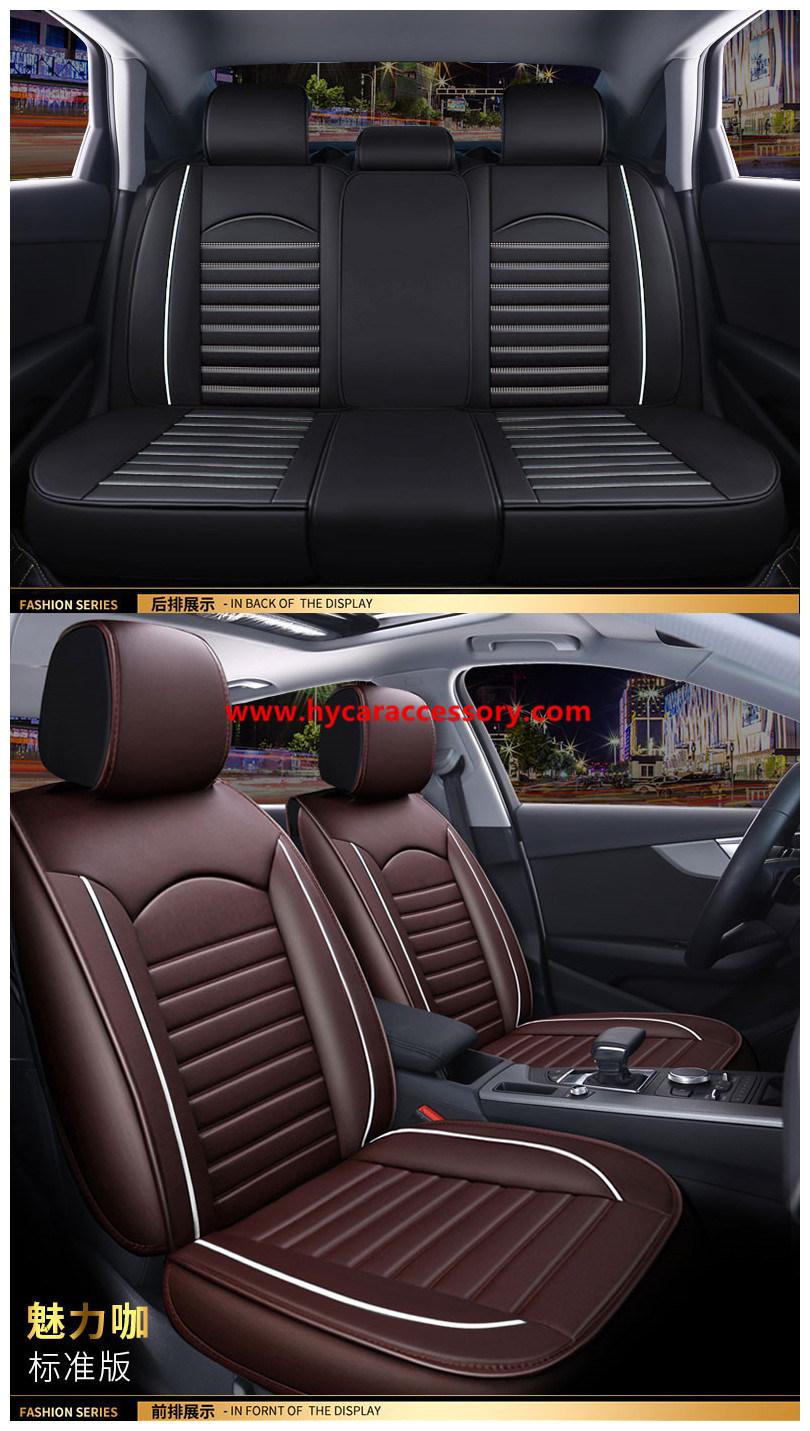 Car Accessories Car Decoration   Car Seat Cushion Universal Black Pure Leather Auto Car Seat Cover