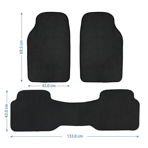 Hot Sale 3PCS Full Sets Auto EVA Car Floor Mats