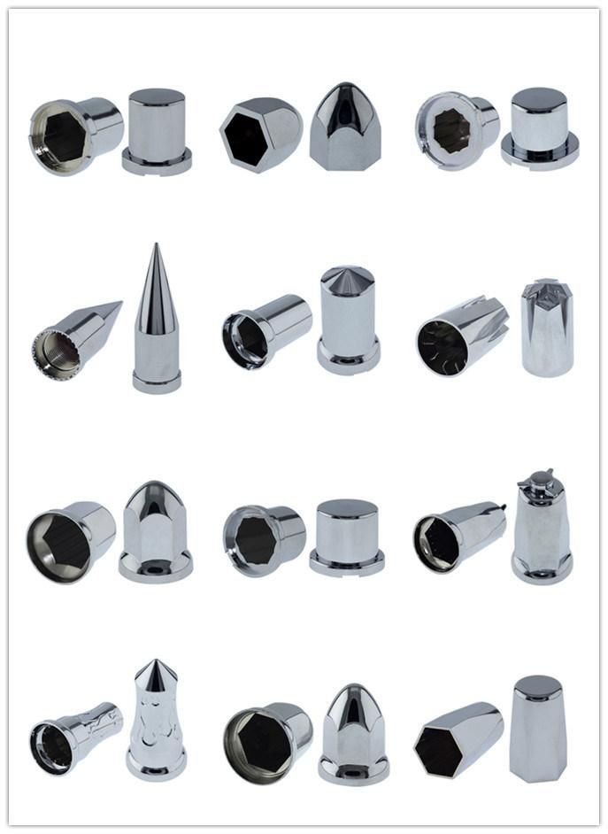 Chrome Plastic Truck Lug Nut Covers