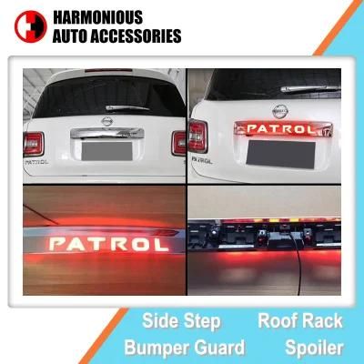 Chrome Tail Gate Garnish with LED for Nissan New Patrol 2016