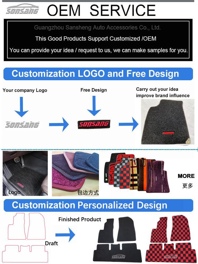 OEM Factory Professional Custom Auto Cycle Car Mats