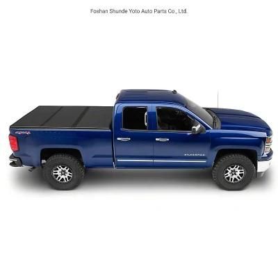 Truck Folding Tonneau Covers 2004-2016 Chevrolet Colorado Gmc 5FT Hard Tri Fold Tonneau Cover Truck Bed Covers