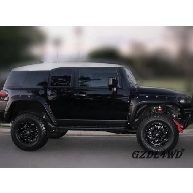 ABS Black Fender Flares for 2007-2014 Toyota Fj Cruiser