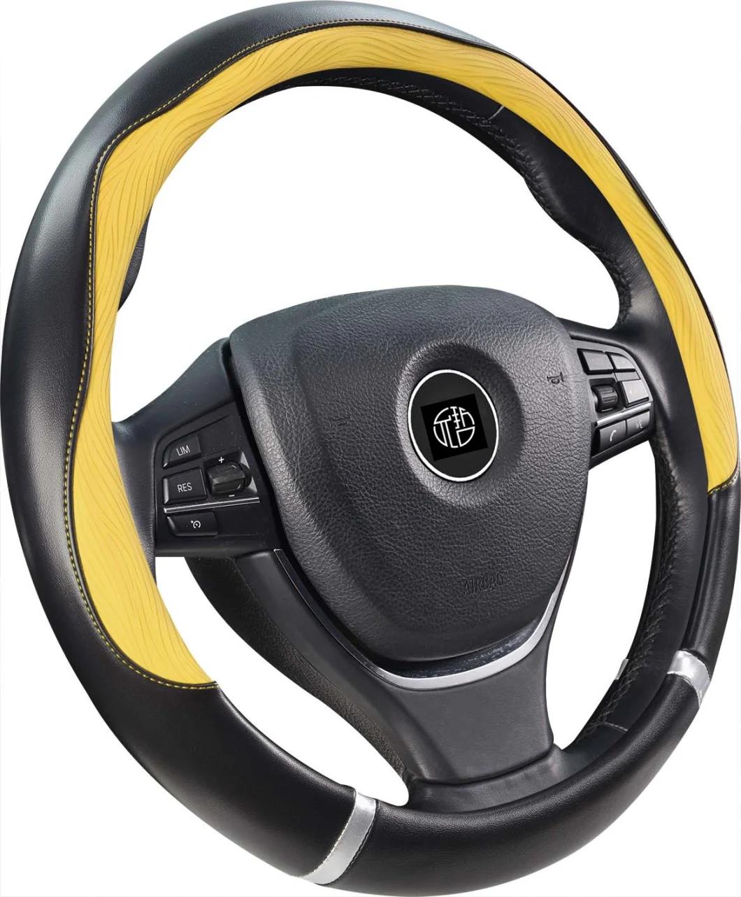 Walmart Hot Selling Item Splicing Faux Leather Wheel Covers for Car