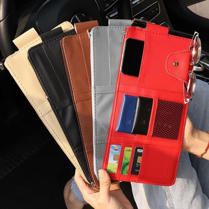 Car Sun Visor Organizer, Interior Interior Accessories Pocket Organizer, Car Truck Sun Visor Case, CD Card Pencil Case Wyz20438