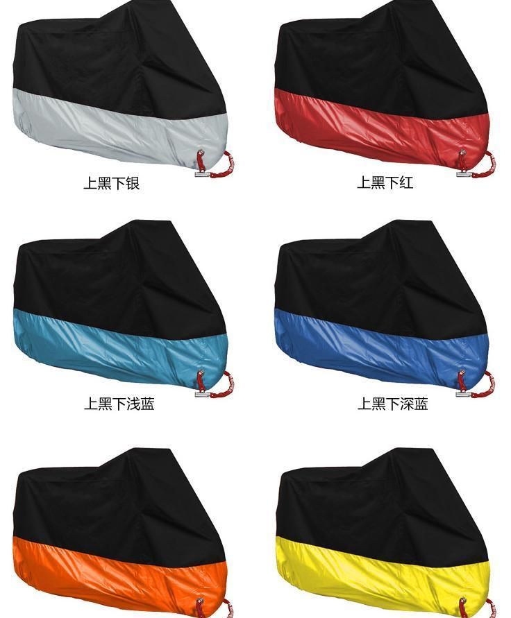 Motorcycle Cover 190t 210d 300d Sun-Proof, Rain-Proof and Dust-Proof
