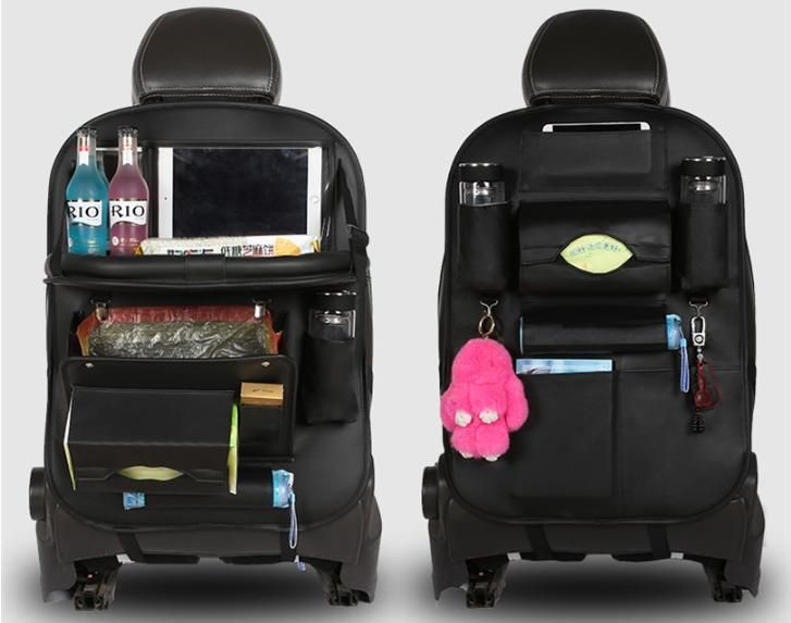 Professional Manufacture Functional Felt Car Seat Back Storage