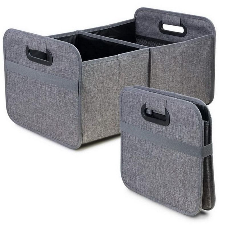 Custom Logo Smart Folding Collapsible Car Accessories Organiser Storage Bag Holder Foldable Car Trunk Organizer