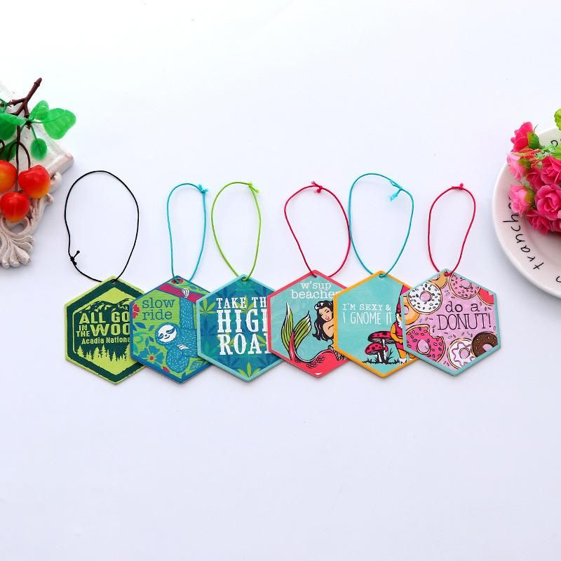 Factory Wholesale Custom High Quality Paper Car Air Freshener for Promotion Gift