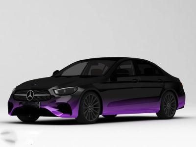 Car Color Changing Film Upper Black and Lower Purple Paint Surface Protective Film